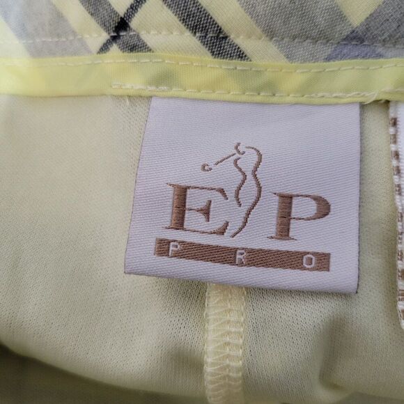 EP Pro Yellow Plaid Skort (Size 14) - Picture 3 of 4